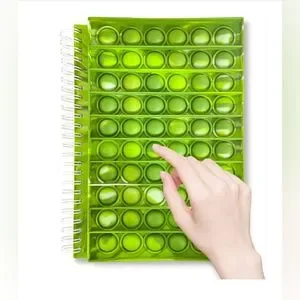 Other | Journal Notebook Spiral Notebook Fidget Toy Push Pop Bubble ...